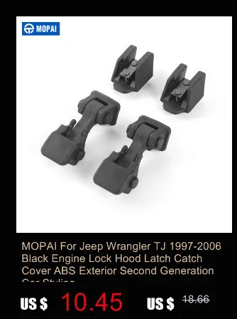 MOPAI автомобильные гоночные решетки для Jeep Wrangler TJ 1997-2006 ABS сетчатая Решетка Вставка сетчатая Крышка для Jeep TJ Wrangler аксессуары