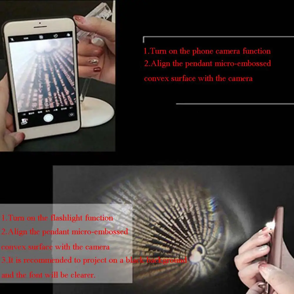 Проекционное ожерелье Я тебя люблю на 100 языках креативный подарок день Святого