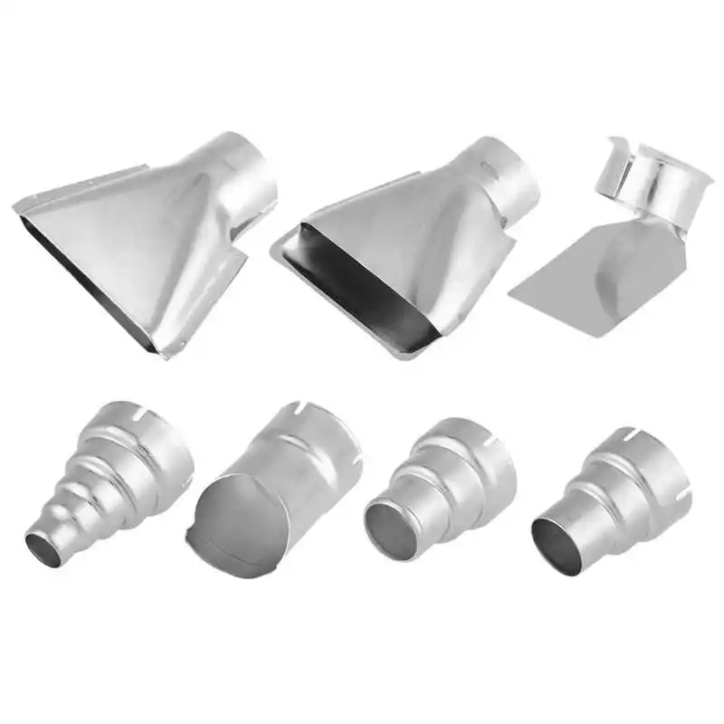 

7pcs Plastic Welding Nozzle 35mm Heat Gun Nozzles Kit For Hot Air Soldering Station Repair Tool Accessory Nozzles