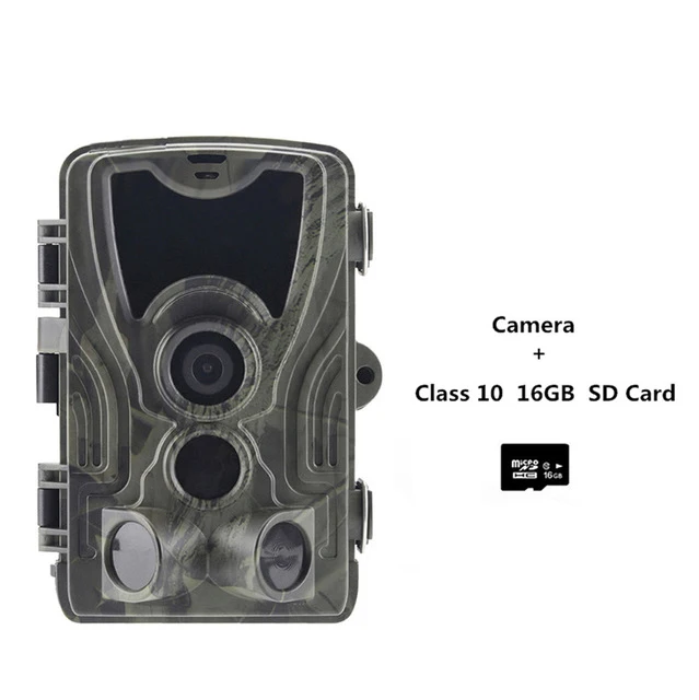 ZR801A1 ZREN HC801A охотничья камера 16MP Trail камера ночного видения лес Водонепроницаемая дикая ловушки для фотоаппаратов камера Chasse Скауты - Цвет: ZR801A1