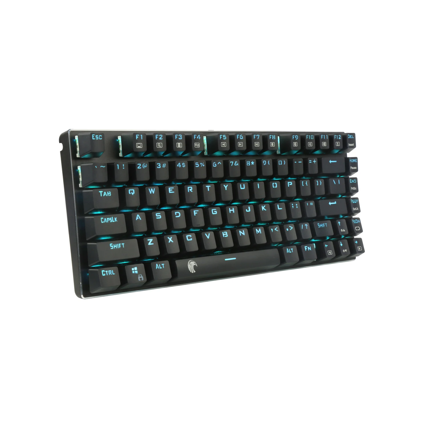 Механическая игровая клавиатура E Element Z88 с синими переключателями голубой