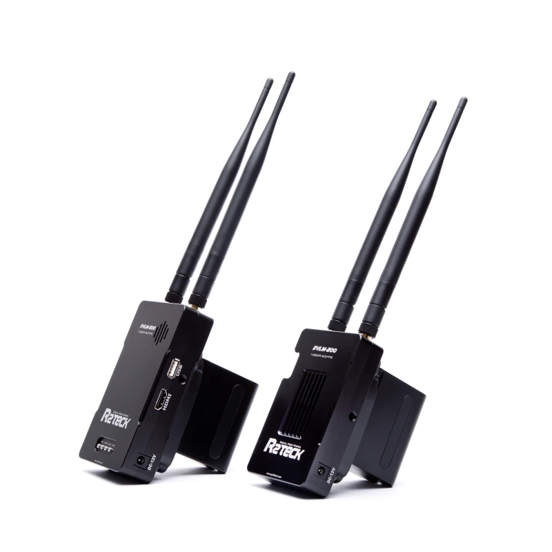 R2TECK DVLM-200 2KM 1080P HD Video Transmission 5G 25mW-800mW Wall Penetration FPV System AV VTX RX Combo