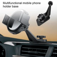 360 degree turn mobile phone sticker bracket base bracket car dashboard tabletop adhesive bracket flexible bracket accessories