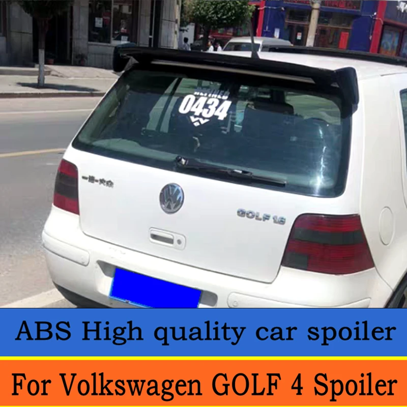 Для Volkswagen GOLF 4 спойлер 1998 2004 Высококачественный ABS Материал заднее крыло