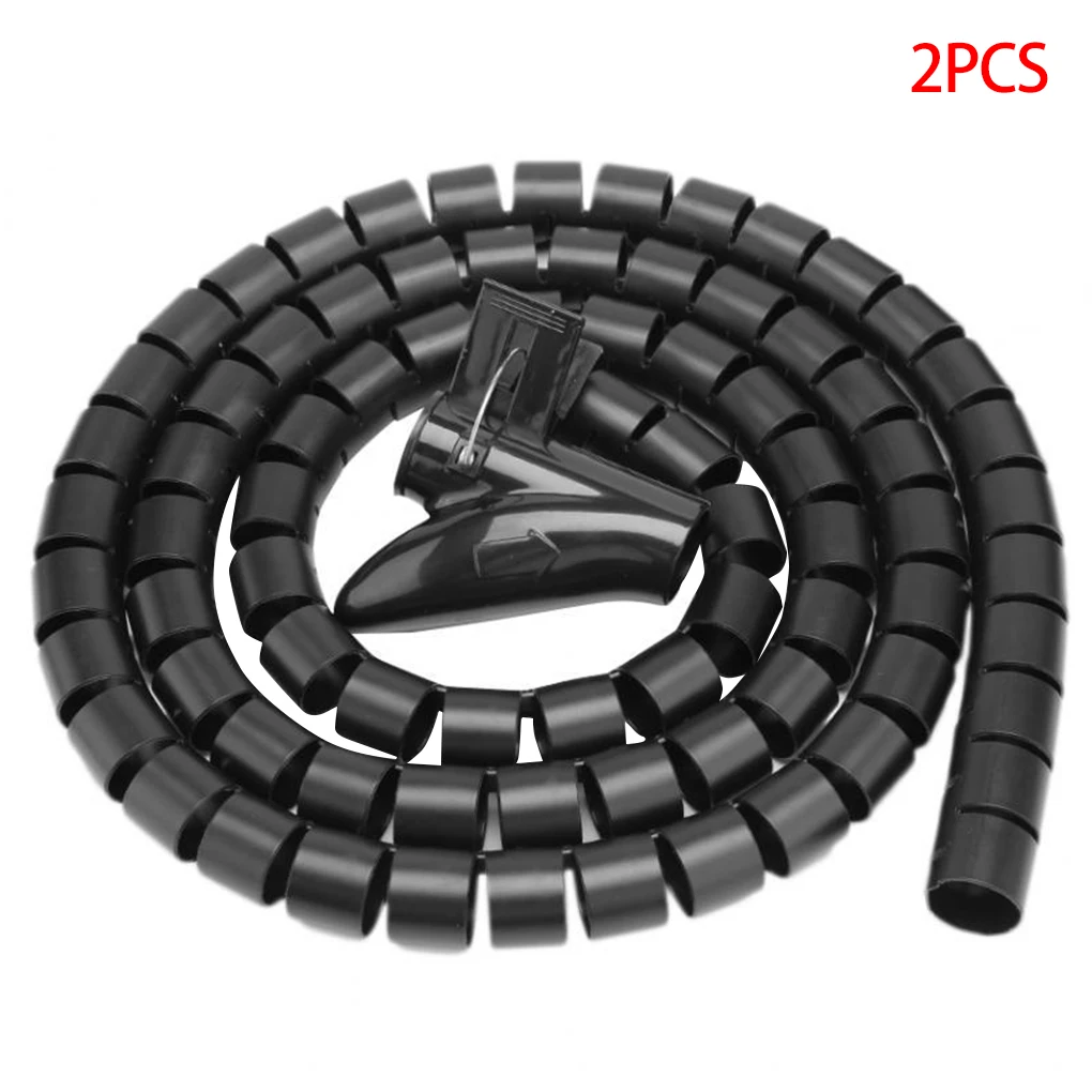 

2 шт., спиральный органайзер для кабелей