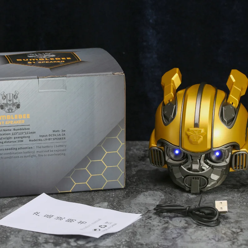 Подарок Bumblebee Bluetooth динамик 3 Вт 1200 мАч батарея TF FM радио Поддержка мини открытый