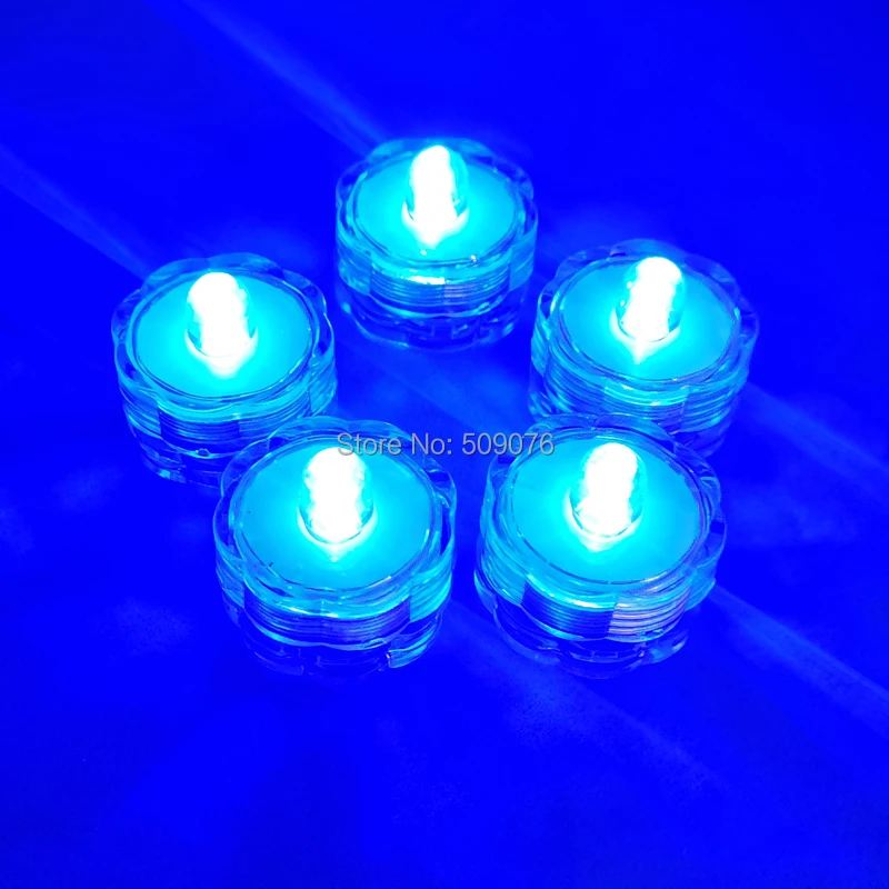 24 шт./лот беспламенная свеча светодиодная чайная водонепроницаемая свадебная