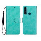 Чехол-Кошелек для TCL 20 SE 20SE 6,82 дюйма 2021, высококачественный кожаный защитный чехол-книжка с поддержкой телефона