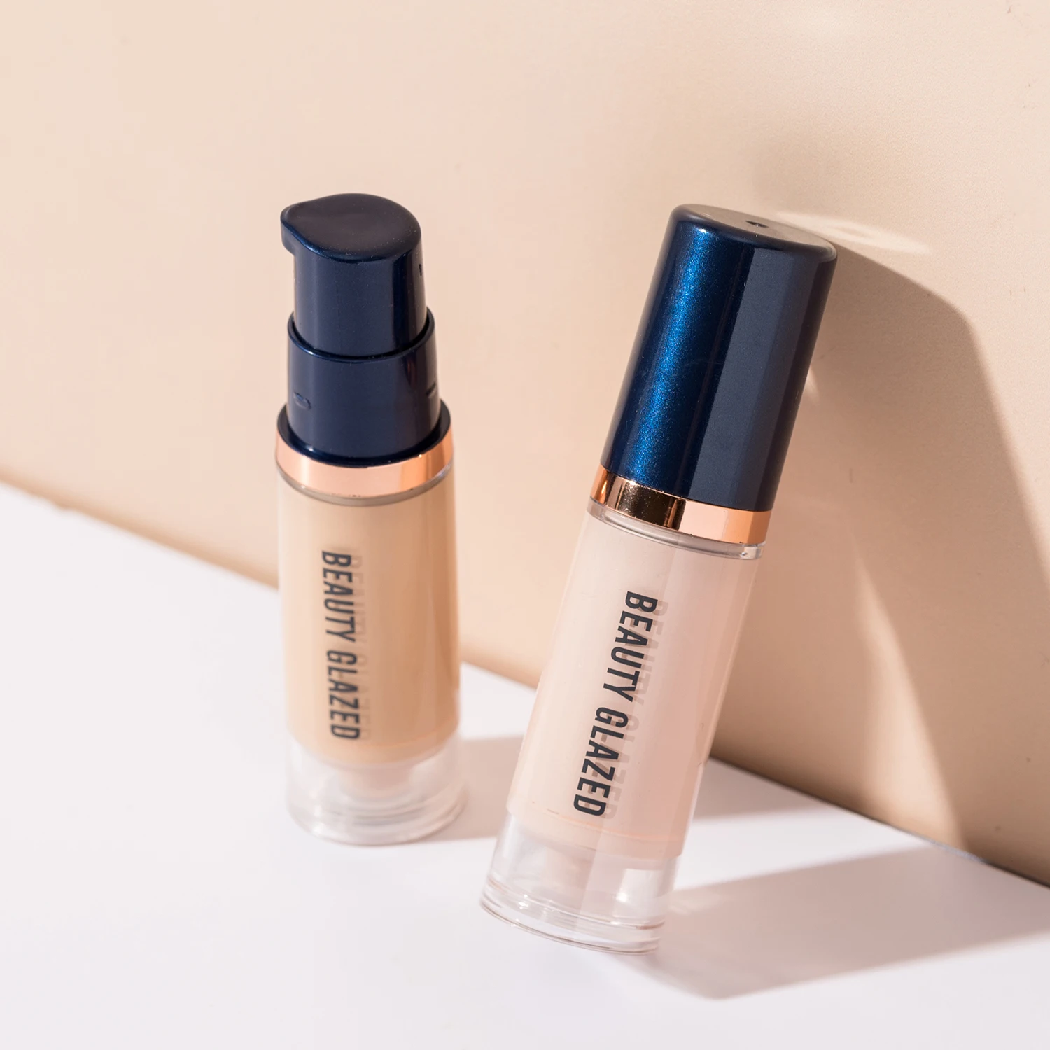 

Beauty Glazed New Arrival Foundation Cream 6 colors Full Coverage Waterproof Liquid Concealer Soft Easy to Wear Base Face Makeup