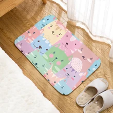 New Style Cute Animal Doormat Modern Living Room Animal Crossing Bedroom Carpet High Quality Flannel Non-Slip Floor Mat Bathroom New Style Cute Animal Doormat Modern Living Room Animal Crossing Bedroom Carpet High Quality Flannel Non-Slip Floor Mat Bathroom