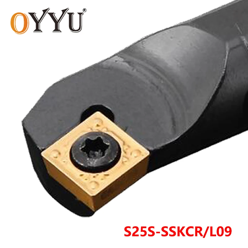 

Oyu S25S-SSKCR09 твердосплавные вставки для держателя S25S-SSKCL09 токарный станок с ЧПУ хвостовик SSKCR SSKCL токарный инструмент