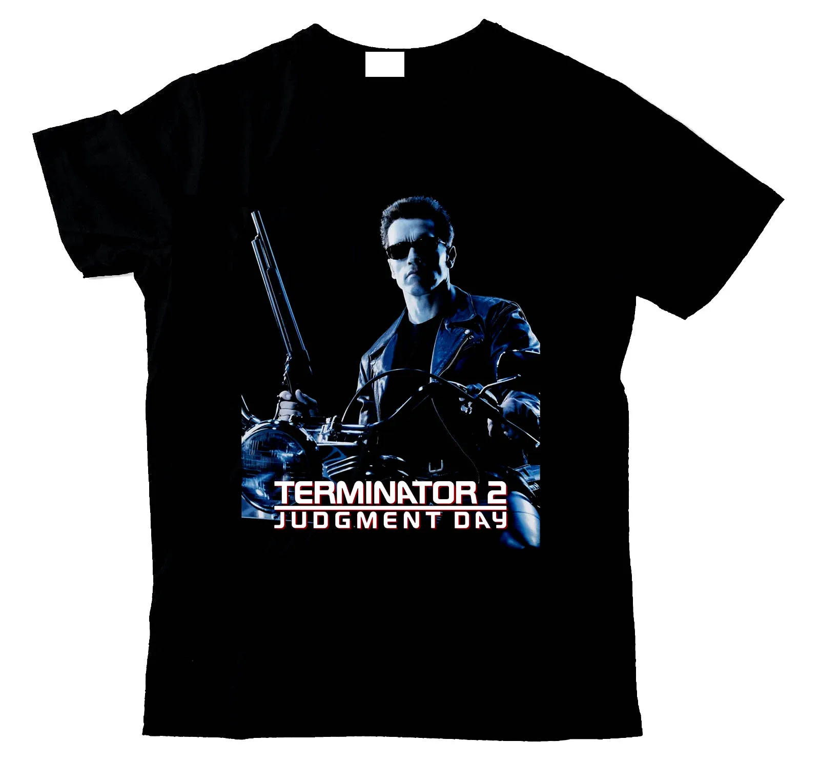 THE TERMINATOR 2 JUDGE men T DAY ARNOLD SCHWARZENEGGER BBMT511 унисекс футболка с принтом Мужская коротким