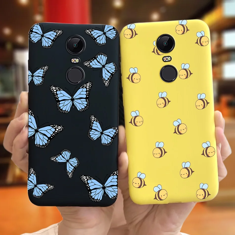 Чехол для телефона с рисунком подсолнуха Xiaomi Redmi 5 Plus чехол-накладка мягкий бампер