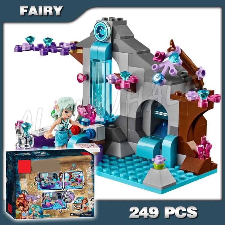 

249 шт. эльфы Nalda's спа секрет волшебный Душ водопад 10410 строительные блоки для девочек игрушки Наборы совместимы с моделью