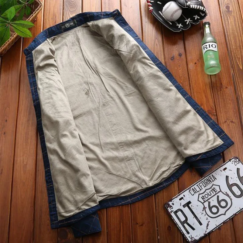 Мужская Уличная флисовая рубашка большого размера на осень и зиму бархатная