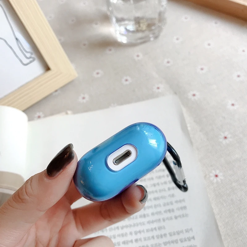 Сверкающая блестка звезда чехол для Airpods 1 2 беспроводные Bluetooth наушники