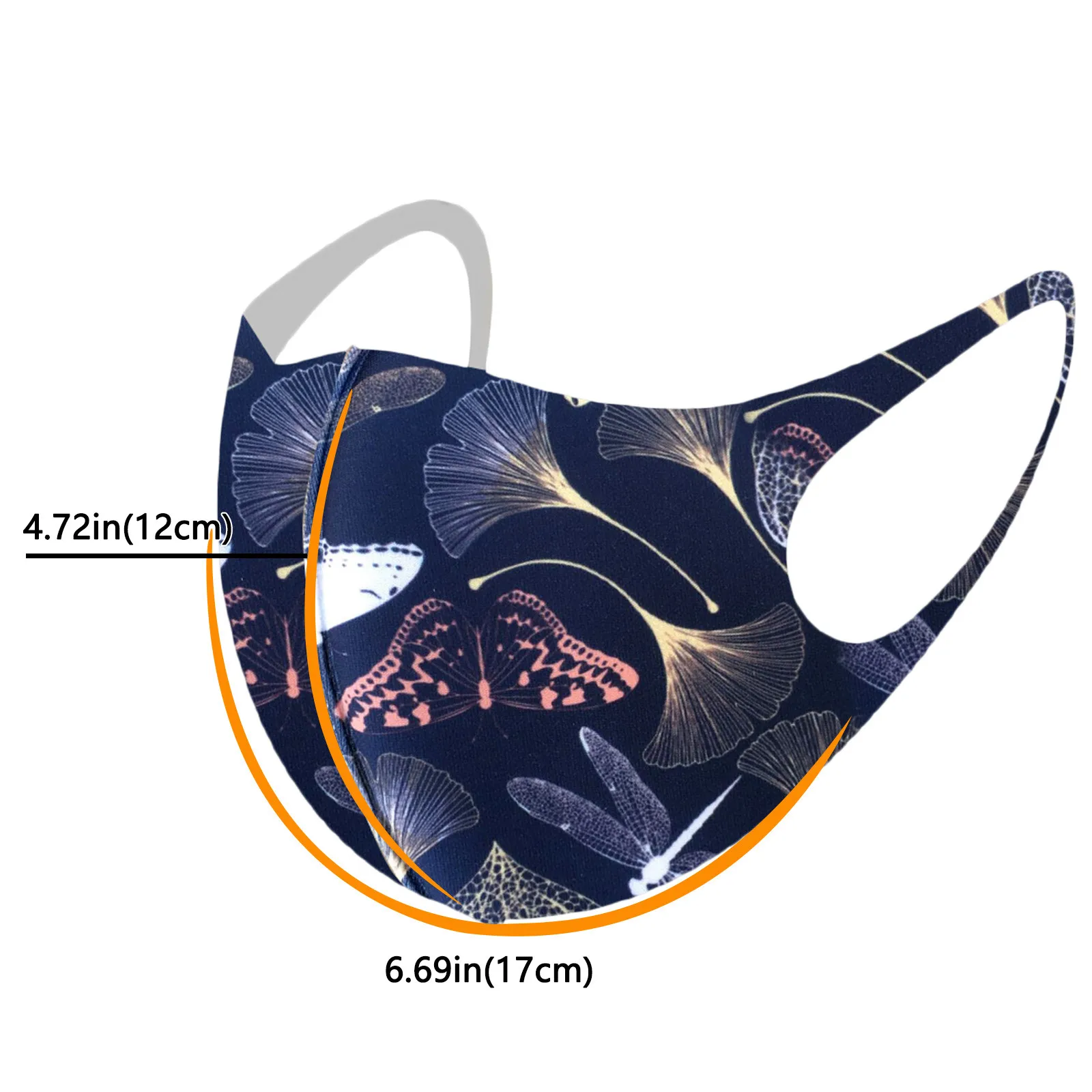 Черная маска для взрослых унисекс хлопковая лица аниме езды на велосипеде лагеря