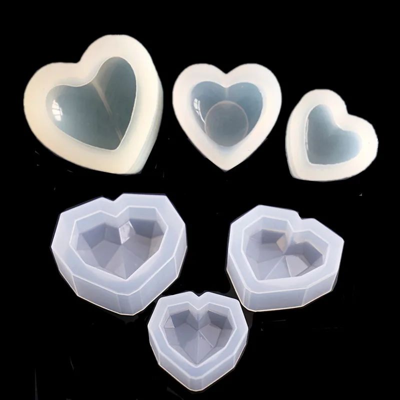 3D Cut уход за кожей лица силиконовая форма любовь шоколадный торт пресс форм Кухня