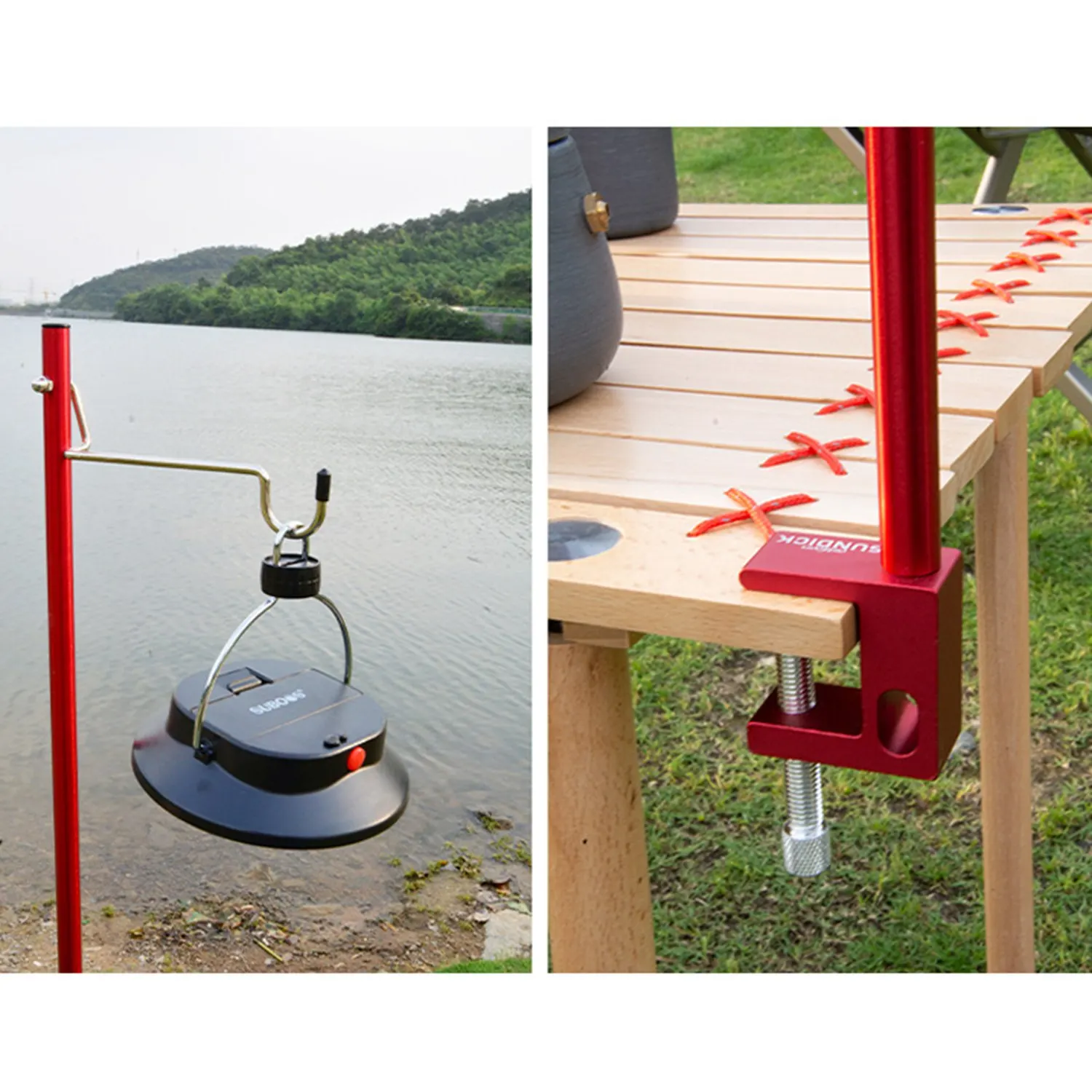 

Detachable Lantern Stand Lamp Tripod Camping Lamp Bracket Lamp Holder Portable Camping Accessory Lamp Holder Light Pole