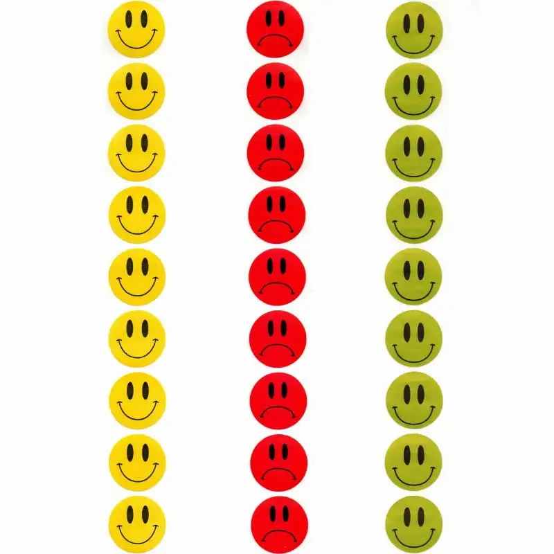 

Наклейки для детей, желтые, 500 шт./рулон