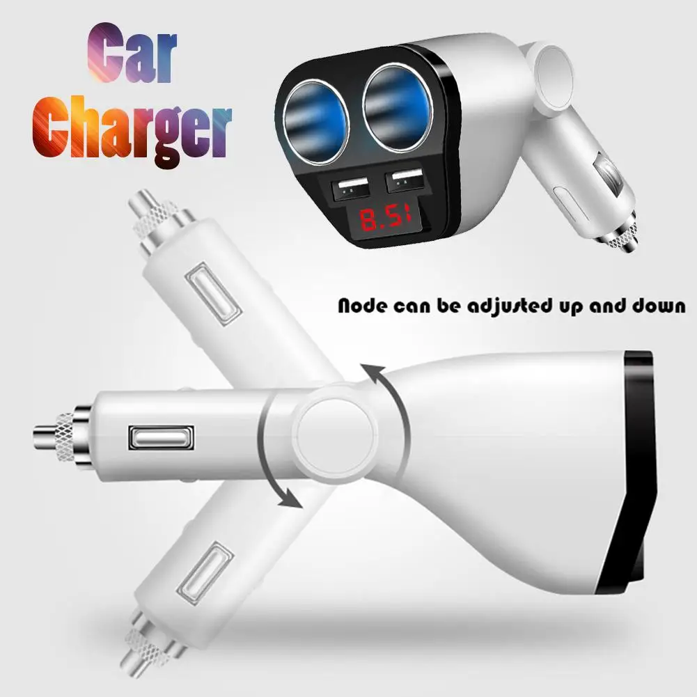 Автомобильное зарядное устройство автомобильное с двумя USB портами