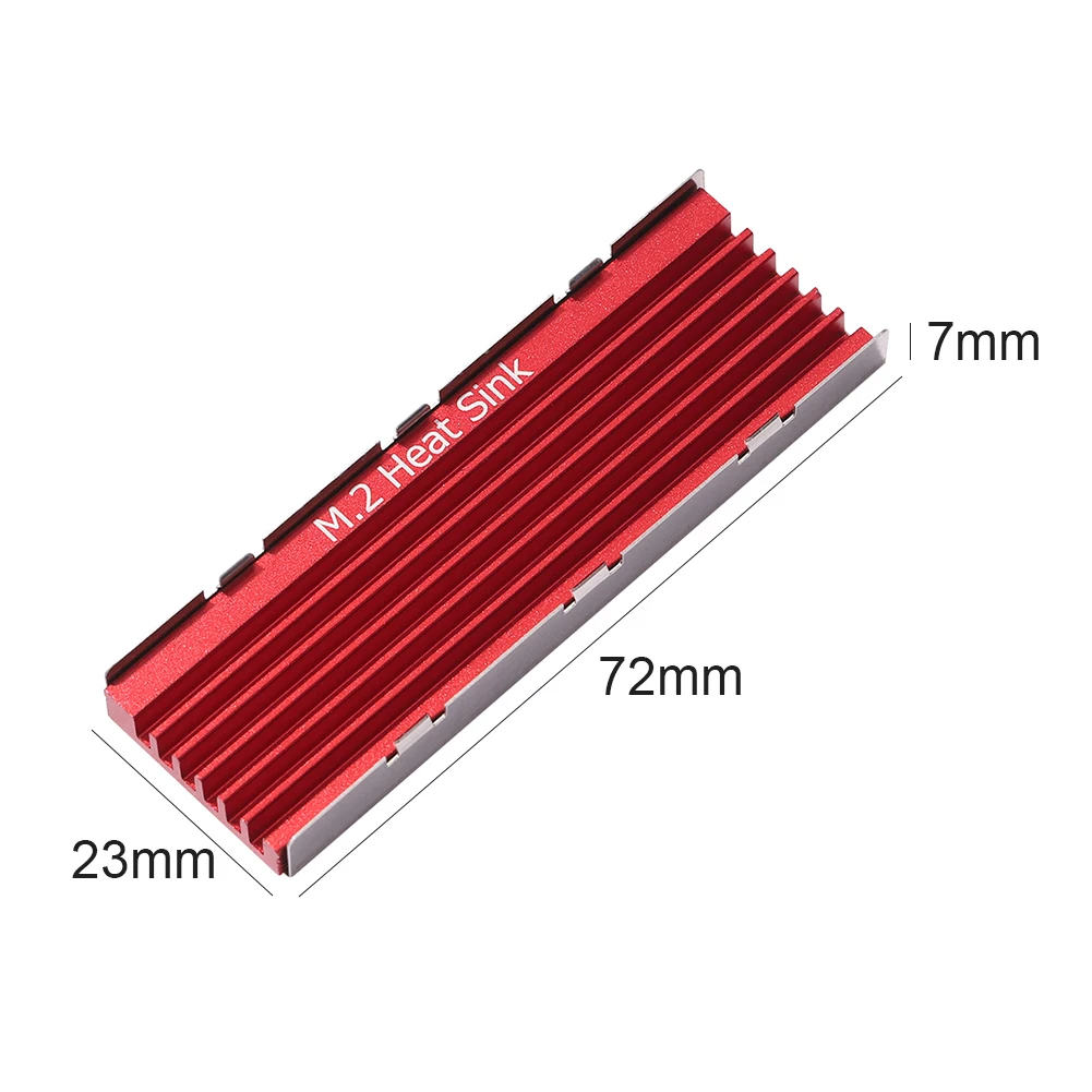 M.2 SSD NVMe теплоотвод радиатор M2 2280 жесткий диск алюминиевый с термоподставкой для