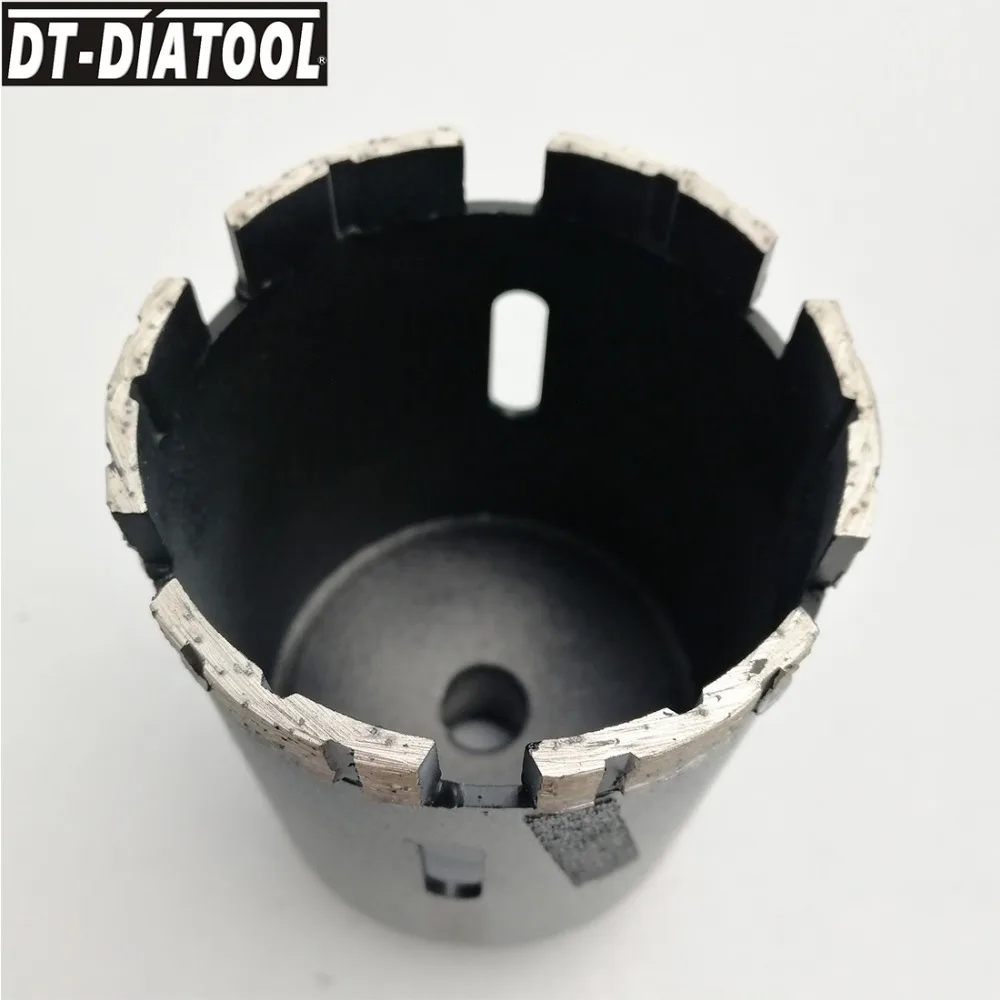 DT-DIATOOL 1 шт. M14 или 5/8-11 резьба Лазерная сварная Алмазная сухая бурильное сверло Гранит шлифовальное долото природа камень отверстие пилы
