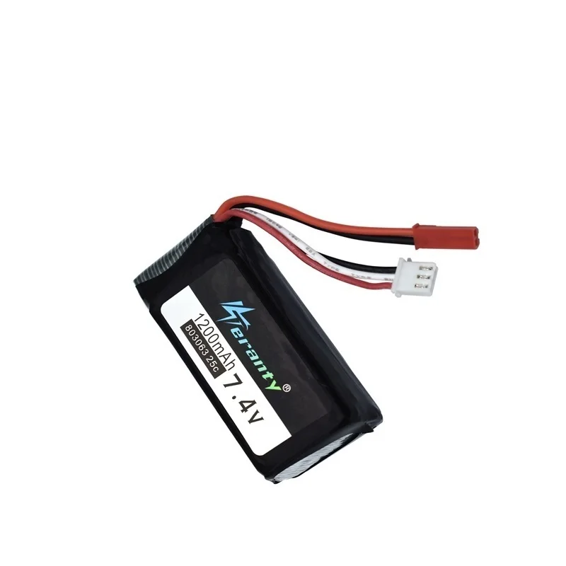 7,4 в 1200 мАч 803063 литий-полимерный аккумулятор для Yizhan X6 MJX X101 Wltoys V353 V353B V666 V262 A949 A969 A979 K929 V912 V915 дрона с дистанционным управлением
