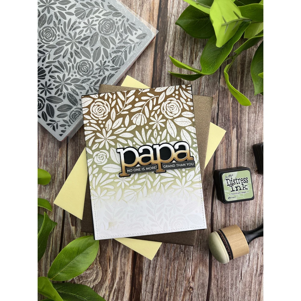 

Father's Day Papa New Metal Cutting Days Dice And Stamps Stencils For Scrapbooking Stamps Embossing Mold Diy Paper Cards Craft
