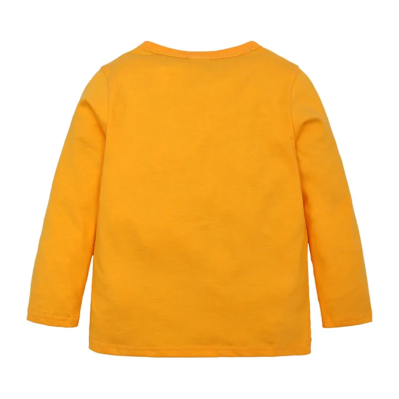 Футболка с длинными рукавами и динозавром для мальчиков на лето-осень-весну