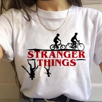 stranger things season 3 woman t shirt handstand graphic t shirt eleven grunge t shirt femme tee shirt clothes female