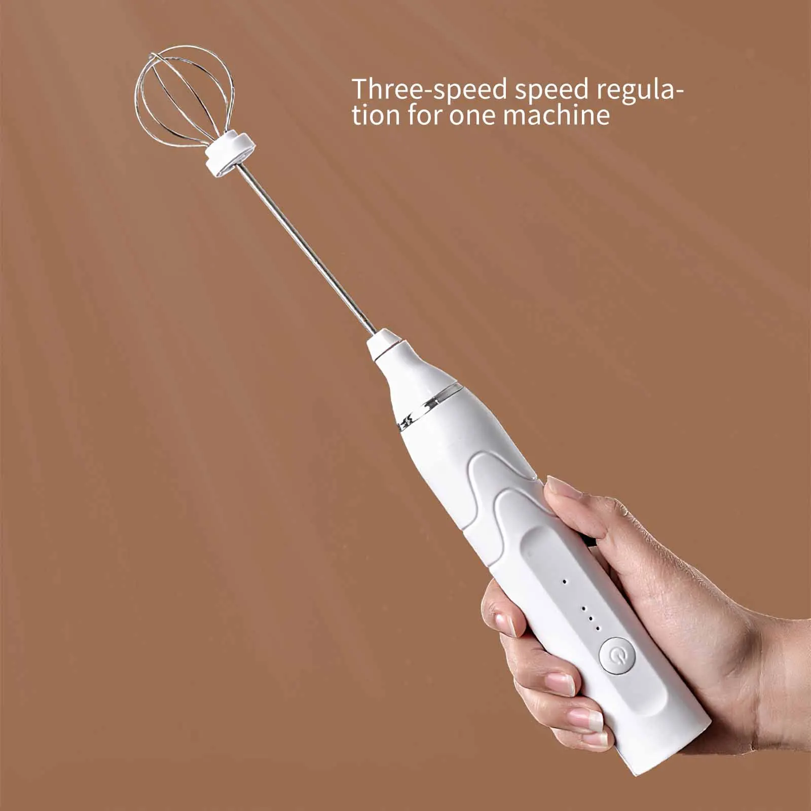 

Mini Egg Beater Cordless Egg Breaker Electric Food Blender Handheld Milk Frother USB Rechargeable Cake Mixer for Kitchen
