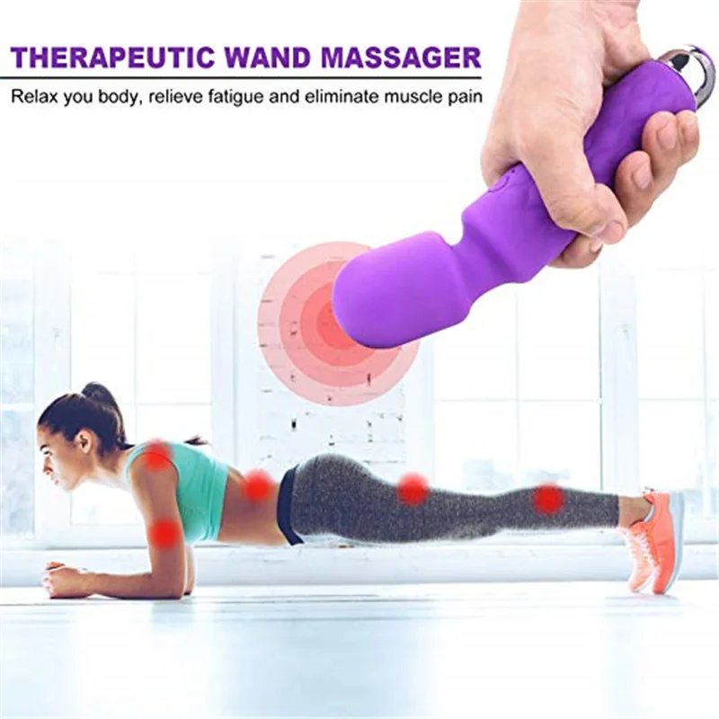 G1 версия беспроводной Перезаряжаемый вибрирующий мульти скоростной массажер