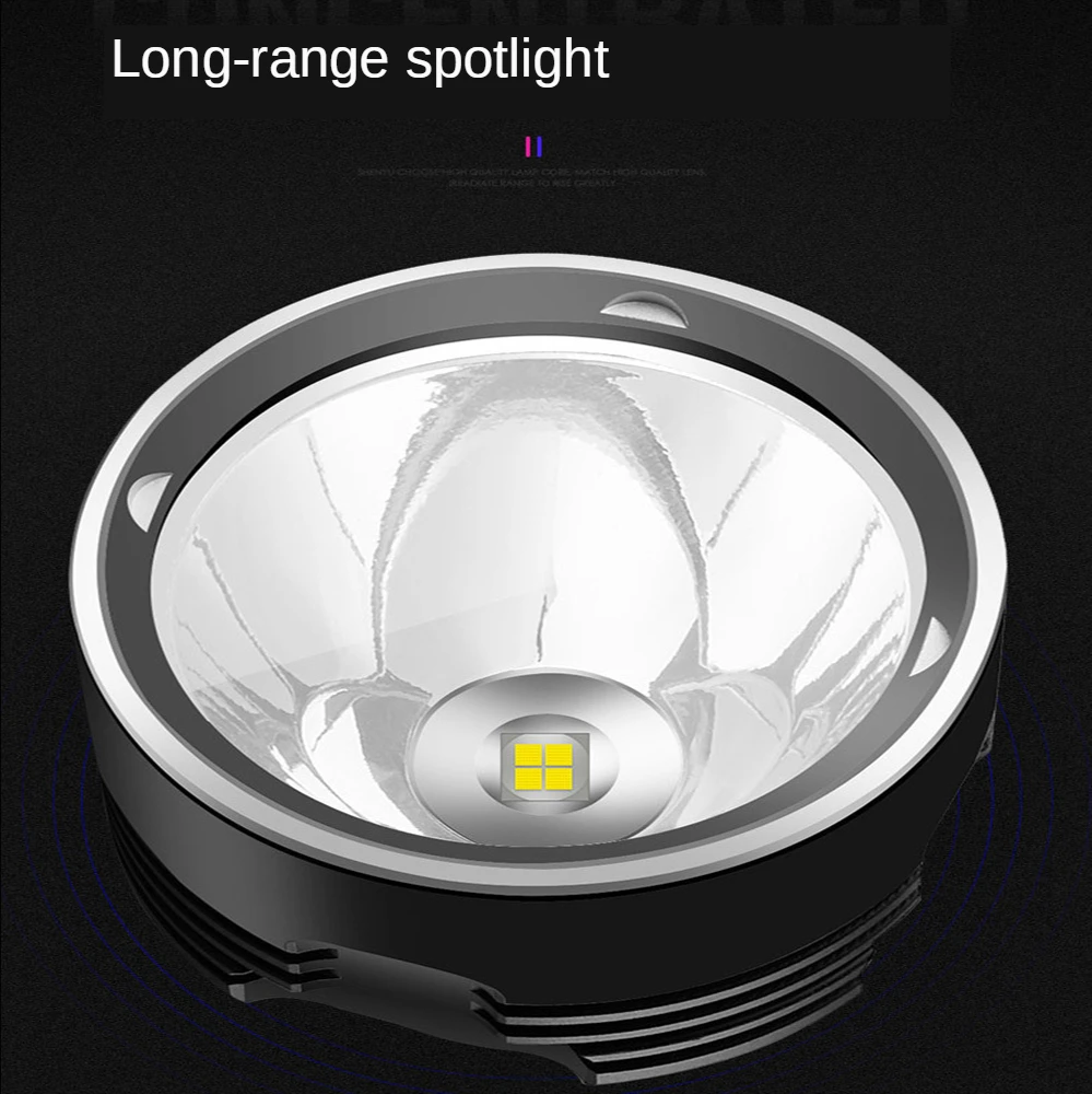 

Super Powerful LED Flashlight L2 XHP50 Tactical Torch USB Rechargeable Waterproof Lamp Ultra Bright Lantern Camping