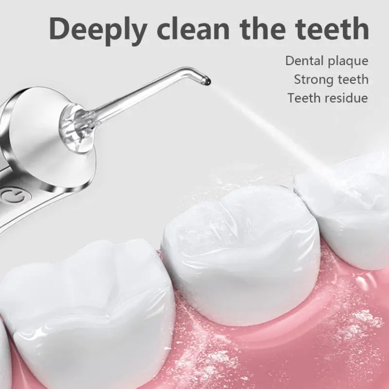 

Electric Oral Irrigator Handheld Portable Teeth Cleaning Tool Household Dental Cleaner Water Flosser