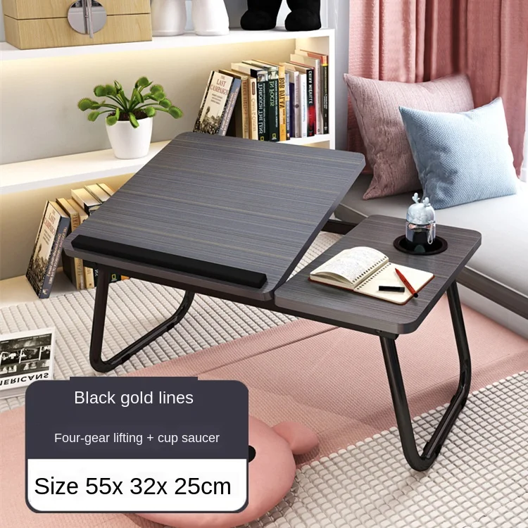 Factory Direct Adjustable Lifting Children Table Students Desktop Laptop Bed Desk Dormitory Learning Lazy Foldable Panel | Мебель