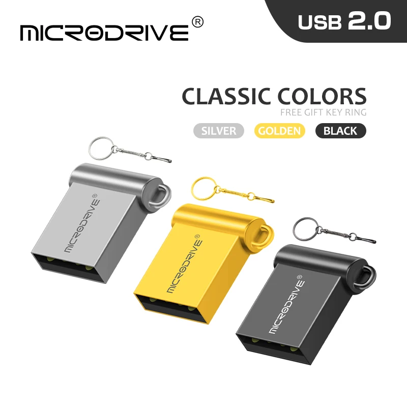 3 цвета супер мини 16 Гб флэш накопитель металлический USB флеш 32 64 Флеш USB2.0