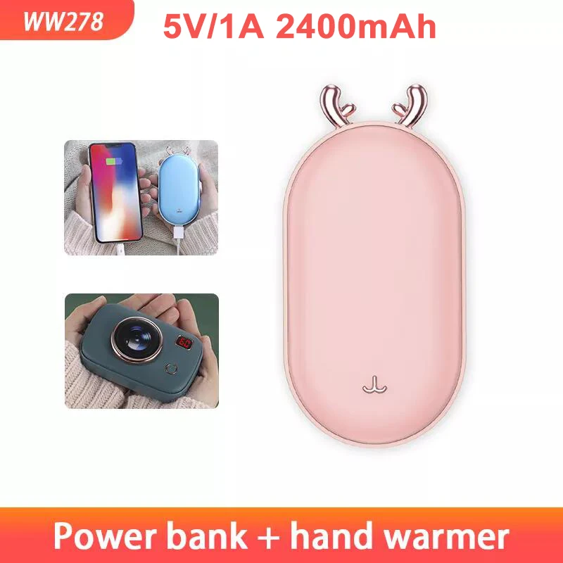 

Portable Electric Heater Rechargeable Hand Warmer Mobile Power Hand Warmer Portable Instant Heating Electric Hand Warmer
