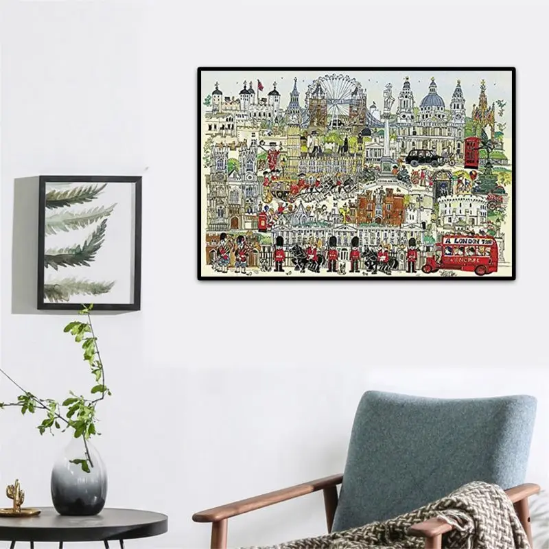 

Jigsaw Puzzles 1000 Pieces Paper Assembling Picture Landscape Puzzles Toys For Adults Children Kids Games Educational