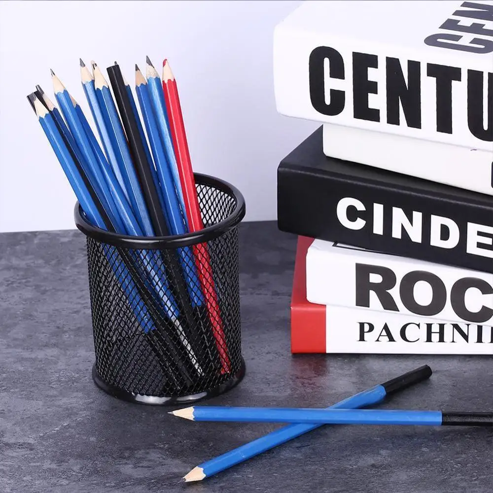 Стальной сетчатый футляр для карандашей металлический Настольный карандаш