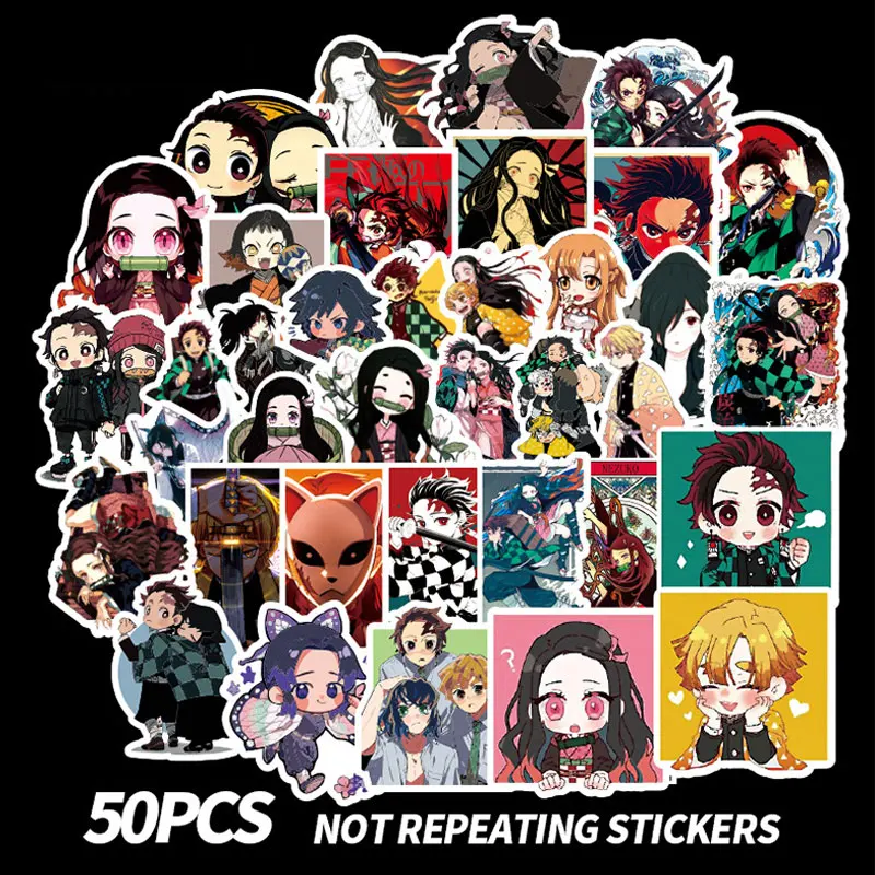 Sticker Серьги Kimetsu no Yaiba, Demon Slayer, Kamado Tanjirou, косплей, клипсы для женщин и мужчин, 1:1 ювелирные изделия на заказ, Прямая поставка - Окраска металла: Sticker