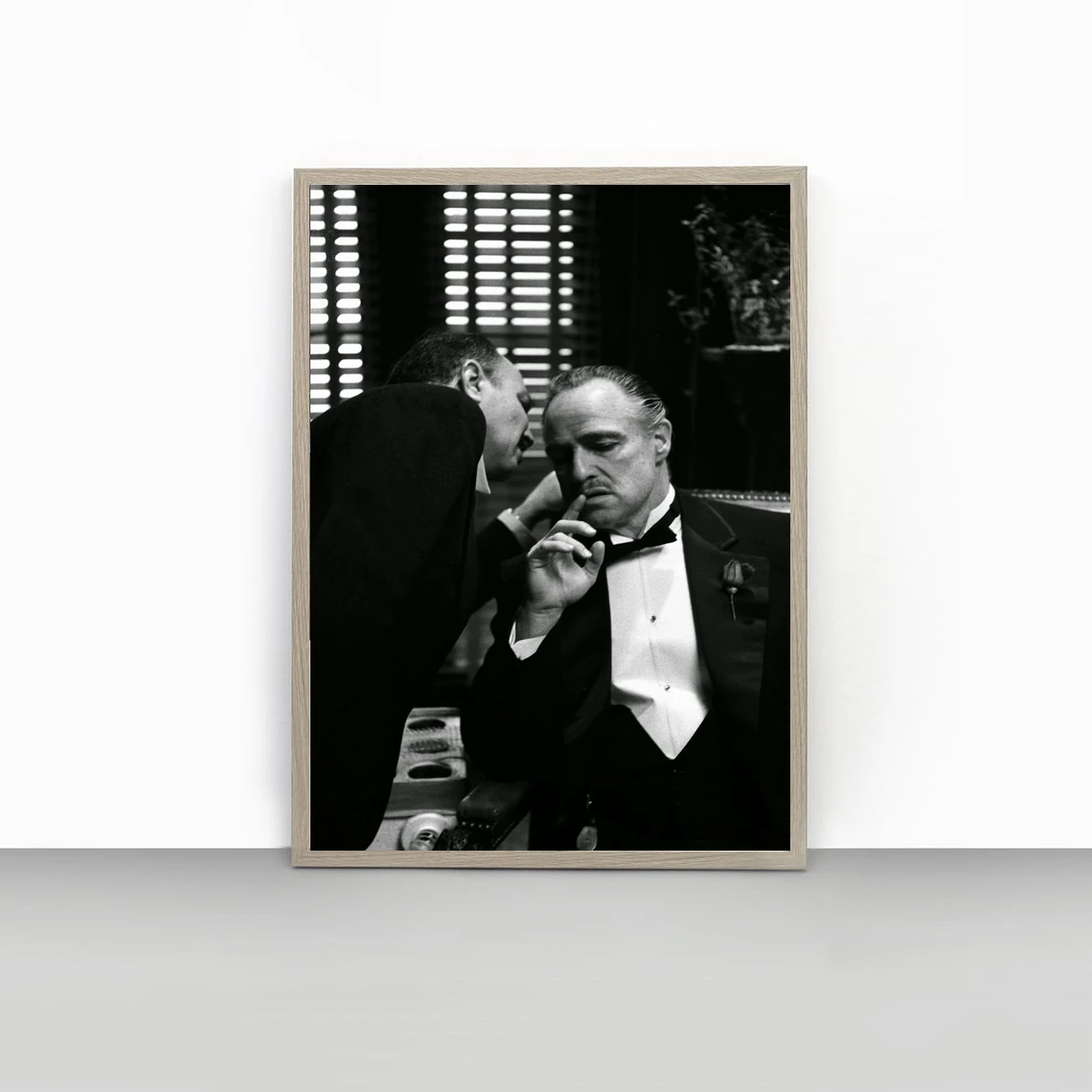 

Киноплакат крестного отца 1972, черно-белый высококачественный принт, винтажная художественная фотография, домашний декор, настенное искусс...