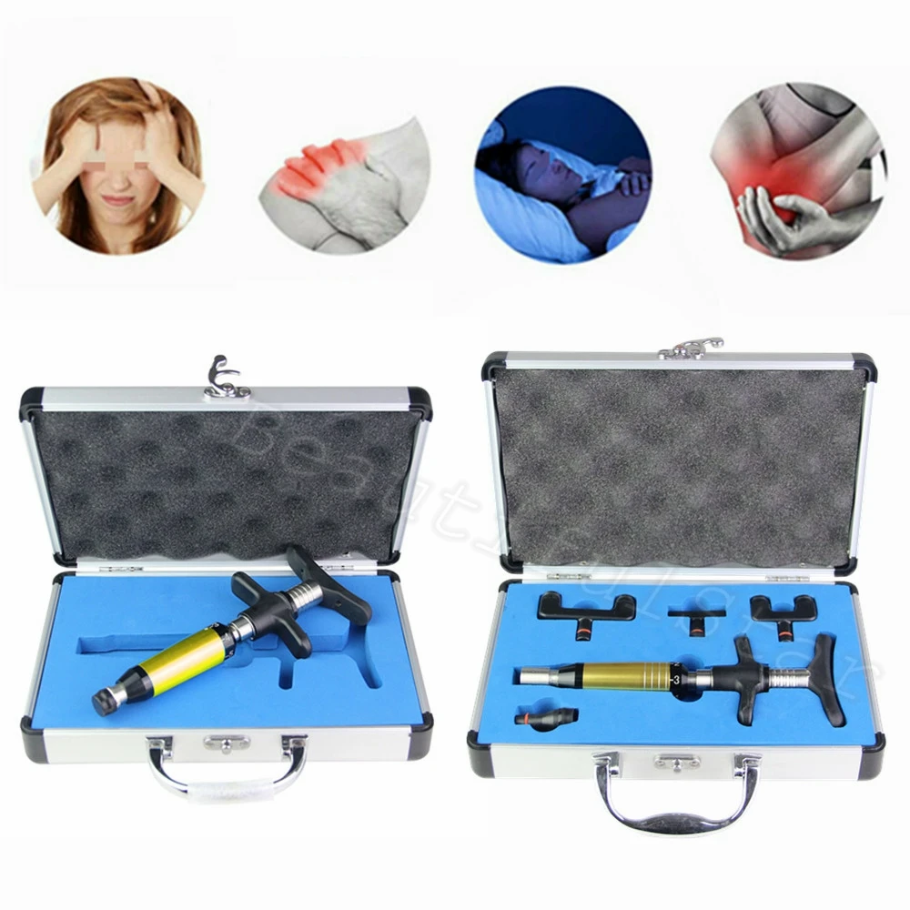 

Manual Chiropractic Gun Correction Adjusting Tool Spinal Massager 6 Levels Health Care Spine Activator Relax Shoulder Instrument