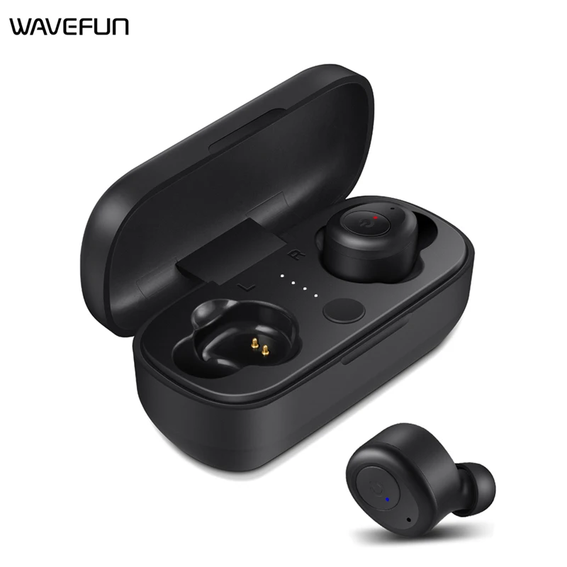 TWS стереонаушники Wavefun X Pods 2 с поддержкой Bluetooth 5 0 и защитой IPX5|Наушники гарнитуры| |