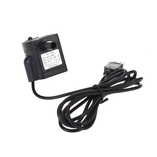 

DC 3.5V -9V 3W USB Submersible Water Pump Aquarium Fountain Pond Pump