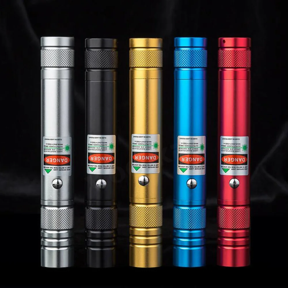 Зеленая лазерная указка высокой мощности 1000 м USB перезаряжаемый лазерный прицел