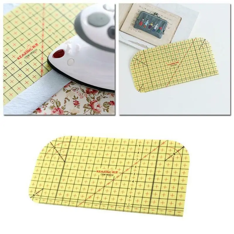 

Ironing Ruler Patchwork Tailor Craft DIY Sewing Supplies Measuring Tool R9JA