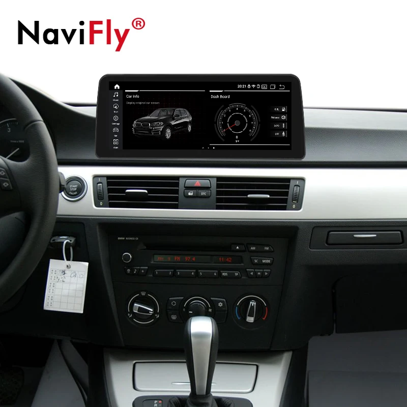 NaviFly 12 3 дюйма IPS экран Android 10 автомобильный мультимедийный плеер навигация для BMW