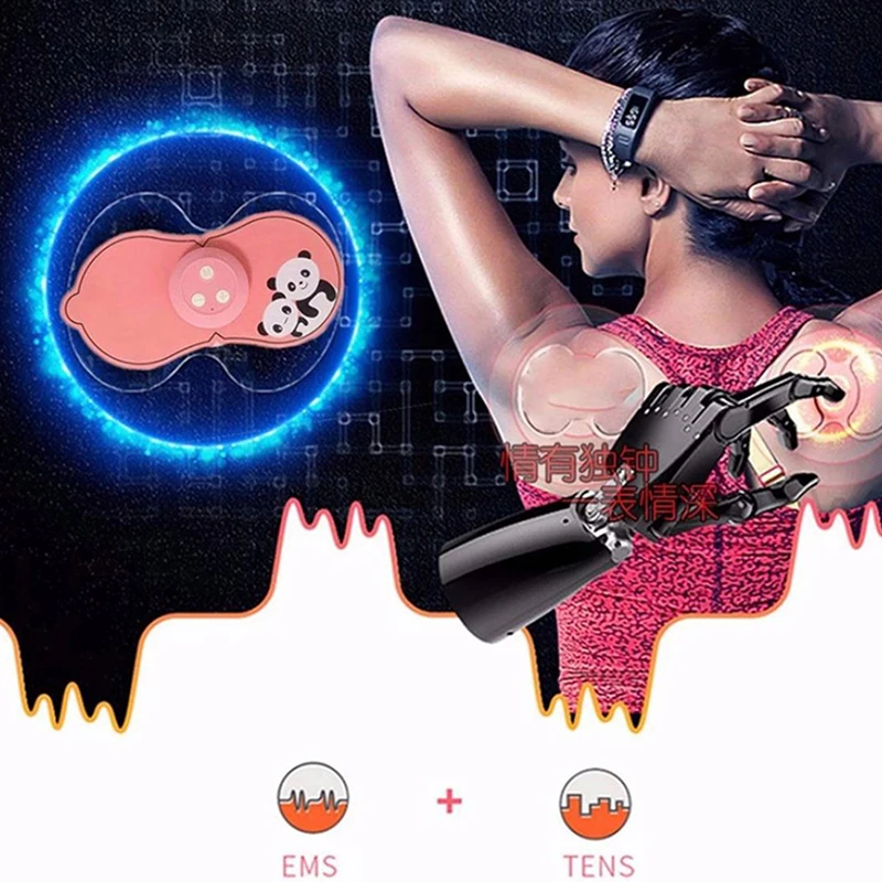 

Electric Cervical Spine Mini Massage Patch Vibration Muscle Relaxation Shoulder Neck Massager Rechargeable