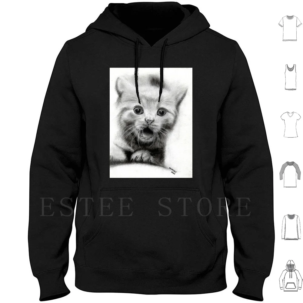 Реалистичная толстовка с капюшоном для кошек ручной работы длинным рукавом